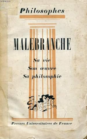 Le Cartesianisme De Malebranche Catalogue En Ligne
